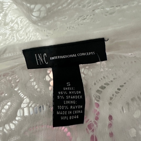 INC International Concepts white  Lace top Size Small - Picture 4 of 4